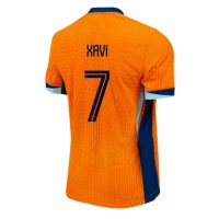 Niederlande Xavi Simons #7 Fußballbekleidung Heimtrikot EM 2024 Kurzarm